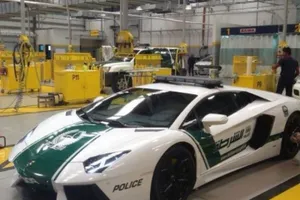 El Lamborghini Aventador de la Policía de Dubai