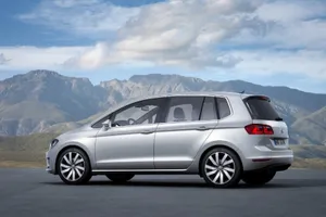 Nuevo Volkswagen Golf Sportsvan, el sucesor del Golf Plus en Frankfurt.