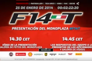 Presentación del nuevo Ferrari F1 2014, el F14-T, en directo a las 14:30 horas