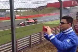 El accidente de Raikkonen pudo ser fatal para Max Chilton