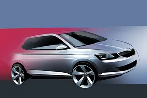 Primer boceto del Skoda Fabia 2015, juventud y modernidad