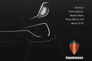 Koenigsegg anticipa el frontal del Regera