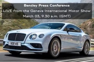 Bentley en directo desde el Salón de Ginebra 2015