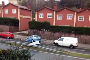 Accidente con un radar en San Sebastián