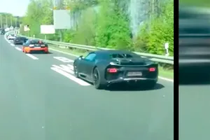 El Bugatti Chiron 2016 descubierto en Alemania