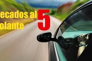 Los cinco pecados capitales al volante