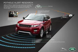 Jaguar Land Rover presenta su nuevo sistema automático de detección de baches