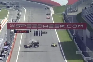 Brutal accidente de Roberto Merhi en las World Series