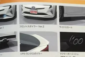 Toyota Prius 2016 con accesorios TRD, primeras imágenes filtradas