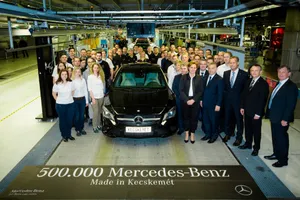 500.000 Mercedes fabricados en Hungría en cuatro años