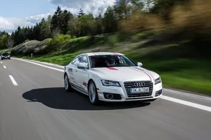 El Audi A7 autónomo muestra sus avances en la autopista alemana