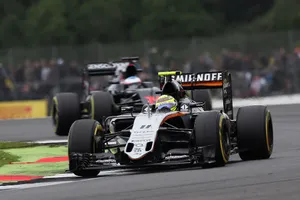 Force India celebra su mejor resultado en Silverstone