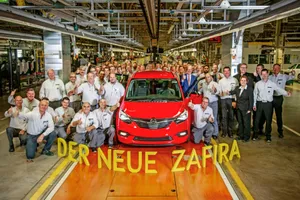 El nuevo Opel Zafira inicia su producción en Rüsselsheim