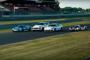 Porsche reúne a sus híbridos y eléctricos en un impresionante vídeo promocional