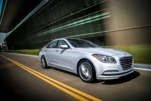 Estados Unidos - Agosto 2016: Genesis, la marca premium de Hyundai, hace su debut