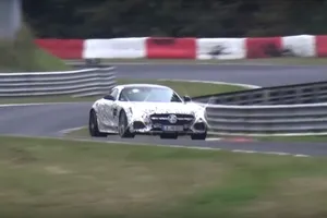 El Mercedes-AMG GT C coupe 2017 ya rueda en Nürburgring