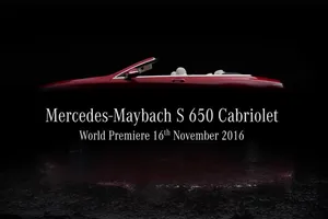 Nuevo Mercedes-Maybach S650 cabriolet para el Salón de Los Ángeles