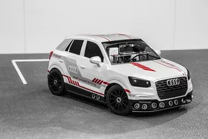 Audi muestra sus avances en la conducción autónoma con un Audi Q2 a escala