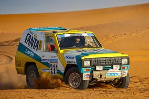 Nissan restaura el Patrol 'Fanta Limón' del Dakar 1987