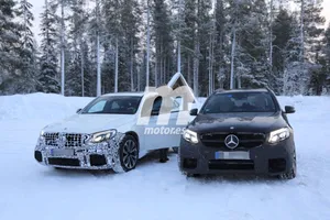 El Mercedes AMG GLC 63 Coupé saca músculo en familia