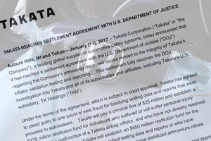 Takata acepta un pacto con la justicia de EEUU