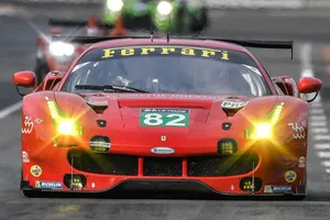 Fisichella y Vilander con Risi Competizione en Le Mans