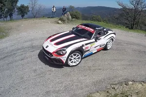 Test de François Delecour con el Abarth 124 Rally R-GT