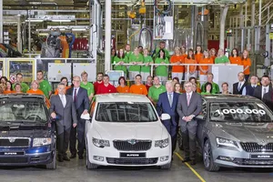 Skoda Superb: producida la unidad un millón de la popular berlina