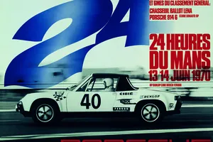 20 carteles históricos Porsche de las 24 Horas de Le Mans