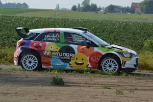 Thierry Neuville, estrella en el Ypres Rally con un i20 R5