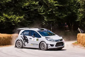 El Proton Iriz R5 hace su debut público en Goodwood