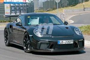 Cazado el renovado Porsche 911 GT3 RS en Nurburgring