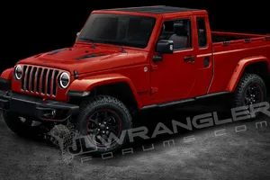 Jeep Wrangler JT: así será la nueva variante pick-up del Wrangler