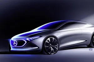 Mercedes desvela el nuevo EQ A Concept en un boceto