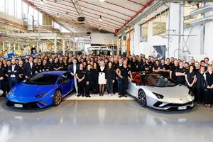 Lamborghini ya ha fabricado 9.000 unidades del Huracán y 7.000 del Aventador