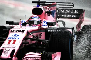 La lluvia no enturbia el buen hacer de Force India