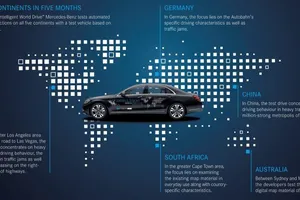 Mercedes avanza en la conducción autónoma con un proyecto que recorrerá los cinco continentes