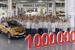 Renault Captur: producida la unidad un millón en Valladolid