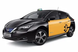 El nuevo Nissan Leaf 2018 se presenta como taxi en Barcelona