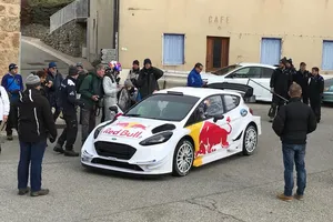 Evans y Ogier ya prueban con M-Sport para el Montecarlo