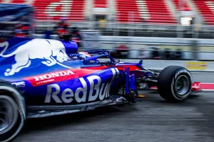 Pierre Gasly, Toro Rosso y Honda, más kilómetros que nadie en los test