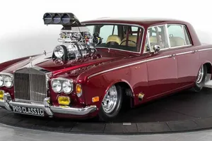 Abominación extrema: Rolls-Royce Silver Shadow V8 Drag Car