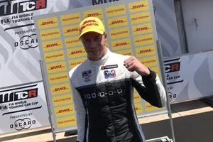 Thed Björk, primer poleman de la historia del WTCR