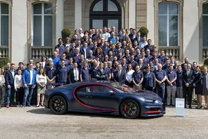 El Bugatti Chiron número 100 tendrá como destino Oriente Medio