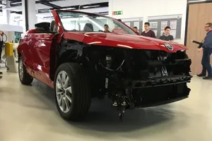 El Skoda Karoq Cabrio se materializa en un prototipo a escala real