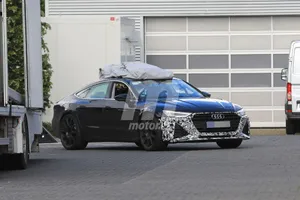 Nuevas fotos espía del futuro Audi RS 7 Sportback muestran el frontal de producción en Nürburgring
