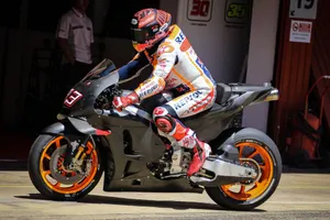 Mejor tiempo de Marc Márquez en el test de MotoGP en Barcelona