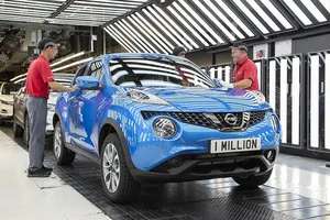 El Nissan Juke número un millón sale de la línea de producción de Sunderland