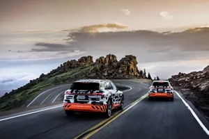 Los prototipos del nuevo Audi e-tron quattro se trasladan a Pikes Peak