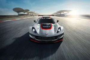 Decoración 'Redline' para el Corvette C7.R en Shanghái